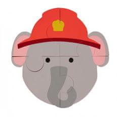 Bo Jungle B-Živalska sestavljanka iz pene Panda/Elephant/Liv