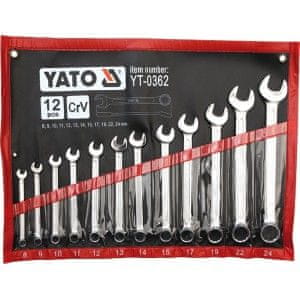 YATO Komplet 12 kosov imbus ključev 8-24 mm
