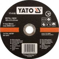 YATO Kovinsko rezilo 125 x 22 x 1,2 mm INOX