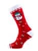 Star Socks Božične nogavice Snowman rdeča vel. 39-42