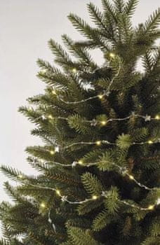  Emos 20 LED božična veriga, zvezdice, srebrna, 1.9 m 