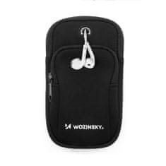 WOZINSKY Črna zapestnica za telefon za tek (armband)