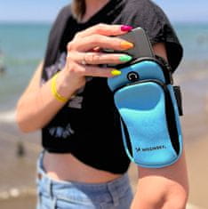WOZINSKY Črna zapestnica za telefon za tek (armband)