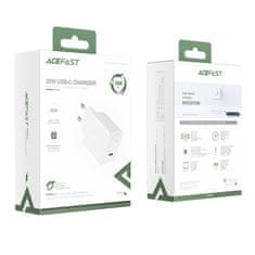 AceFast Hitro polnilnik USB-C 20 W Power Delivery, bel