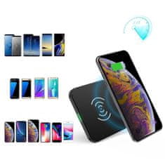 slomart choetech brezžični polnilec qi 10w za telefonske slušalke črn (t511-s)