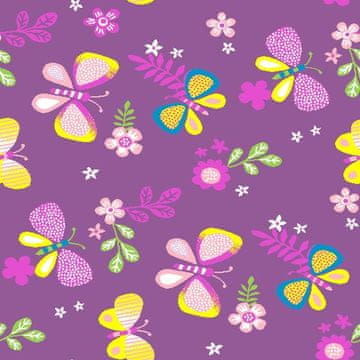 eoshop Otroška preproga Butterfly 5291 vijolična (Varianta: 120 x 170 cm)