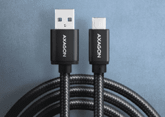 AXAGON kabel, USB-C na USB-A 3.2, 1 m, črn (BUCM3-AM10AB)