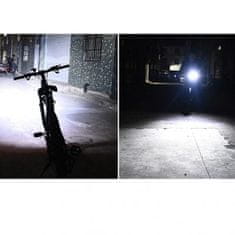 hurtnet Akumulatorska kolesarska svetilka z merilnikom hitrosti in hupo 1500mAh