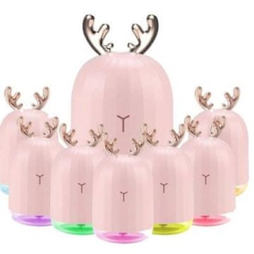 hurtnet Aromaterapevtska LED RGB svetilka in vlažilec zraka difuzor 220ml USB