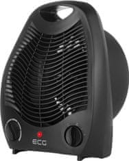 ECG TV 3030 Heat R ventilator za vroč zrak, črn