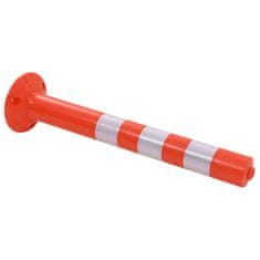 Vidaxl Cestni stebriček 2 kosa plastika 75 cm