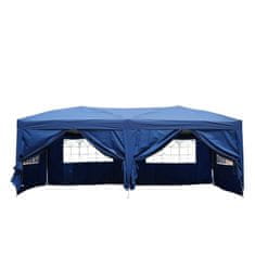 OUTSUNNY Zložljiv vrtni gazebo na prostem s 6 stranskimi paneli 6x 3x 2,55m