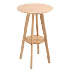 HOMCOM visoka okrogla lesena barska ali kuhinjska miza, skandinavska oblika,
φ 6 0 x 1 0 0 c m ,
barva lesa