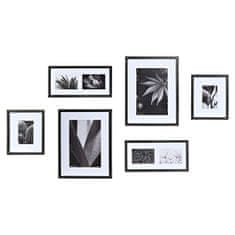 DKD Home Decor Foto okvir DKD Home Decor 33 x 2 x 45 cm Crystal Black White/Black MDF Wood (6 kosov)