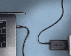 AXAGON kabel, USB-C na USB-C 3.2, 2m, PD 60W, črn (BUCM3-CM20AB)
