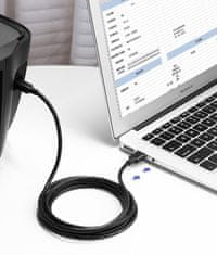Ugreen Kabel za tiskalnik USB 2.0 - USB-B 1,5 m črn