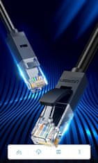 Ugreen internetni kabel ethernet patchcord rj45 cat 6 utp 1000mbps 1m črn (20159)