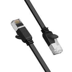 Ugreen ploski kabel omrežni ethernet patchcord rj45 cat 6 utp 1000 mbps 2 m črn (50185)