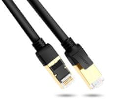 Ugreen Kabel za povezavo LAN RJ45 Cat 7 STP 10 Gbps 2 m, črn
