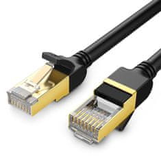 Ugreen Kabel za povezavo LAN RJ45 Cat 7 STP 10 Gbps 2 m, črn
