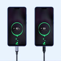 Ugreen Kabel USB-C Quick Charge 3.0 3A 0,5 m, siv