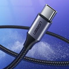 Ugreen Kabel USB-C Quick Charge 3.0 3A 0,5 m, siv