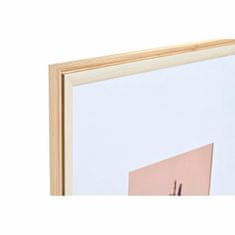 DKD Home Decor Stenski okvir za fotografije DKD Home Decor Crystal Natural White MDF Wood Boho (32,5 x 1,5 x 45 cm)