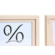 DKD Home Decor Stenski okvir za fotografije DKD Home Decor Urban Crystal Natural Multicolor MDF Wood (40 x 1,5 x 50 cm)