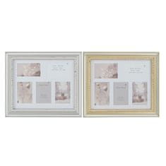 DKD Home Decor Foto okvir DKD Home Decor Luxury 46,5 x 2 x 40 cm Crystal Silver Golden polistiren Tradicionalni (2 enote)