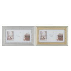 DKD Home Decor Foto okvir DKD Home Decor Luxury Crystal polistiren Golden Silver Traditional 46,5 x 2 x 28,5 cm (2 enoti)
