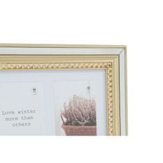 DKD Home Decor Foto okvir DKD Home Decor Luxury Crystal polistiren Golden Silver Traditional 46,5 x 2 x 28,5 cm (2 enoti)