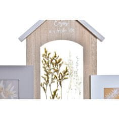 DKD Home Decor Foto okvir DKD Home Decor Wood 39 x 3 x 41 cm Naravna rastlina (2 enoti)