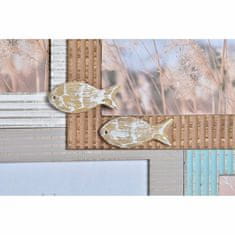 DKD Home Decor Foto okvir DKD Home Decor Plaža 46,5 x 2 x 44,5 cm Les Mornar