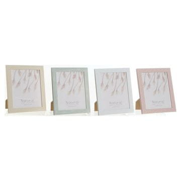 DKD Home Decor Foto okvir DKD Home Decor Urban Crystal Beige Pink White Green PS (24,5 x 2 x 29,7 cm) (4 enote)
