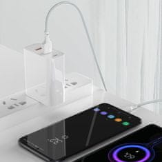 BASEUS 2x USB-C kabel za hitro polnjenje Power Delivery Quick Charge 40 W 5 A 1,5 m bel