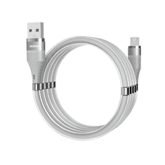DUDAO DUDAO SAMOORGANIZIRAJOČI MAGNETNI KABEL USB - MIKRO USB KABEL 5 A 1 M SIV (L1XSM SVETLO SIV)