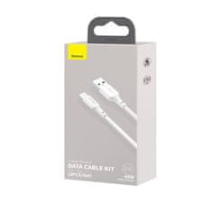 NEW 2x kabel za hitro polnjenje USB-C Power Delivery Quick Charge 40 W 5 A 1,5 m bele barve