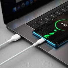 BASEUS 2x USB-C kabel za hitro polnjenje Power Delivery Quick Charge 40 W 5 A 1,5 m bel