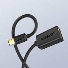 Ugreen Adapter OTG kabel USB 3.0 na USB-C - črn