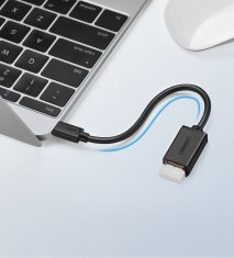 Ugreen Adapter OTG kabel USB 3.0 na USB-C - črn