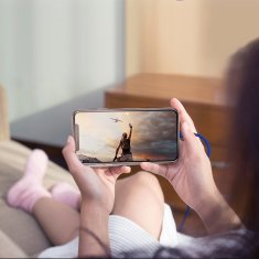 BASEUS Kabel USB v pletenem ohišju - iPhone Lightning 1,8 m - rdeč