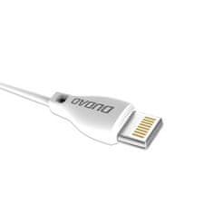 DUDAO Kabel iPhone USB - Lightning 2,4A 1m bele barve