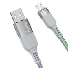 DUDAO osvetljen kabel USB - mikro USB 5 a 1 m siva (l9xm)