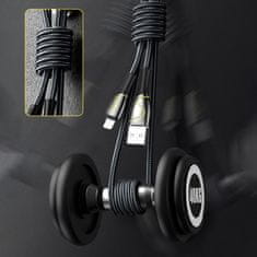 Joyroom Kabel Mermaid serija iPhone USB - Lightning 2,4 A 2 m črn