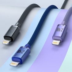 BASEUS Kabel za hitro polnjenje in prenos podatkov USB za iPhone - Lightning 2,4 A, 2 m, modra