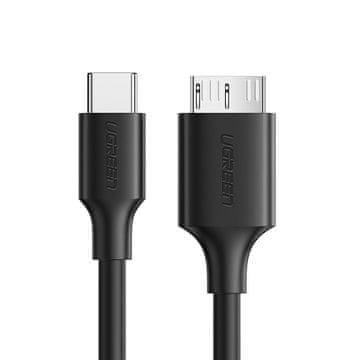 Ugreen USB-C - micro USB-B SuperSpeed 3.0 kabel, 1 m, črn