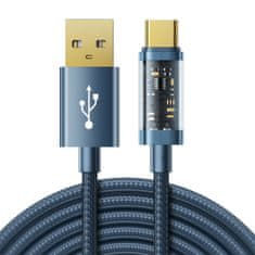 Joyroom USB - USB Type C polnilni/podatkovni kabel 3A 2m modri (S-UC027A20)