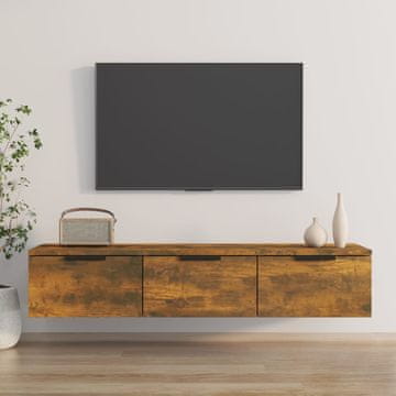 Vidaxl vidaXL Stenska omarica dimljen hrast 102x30x20 cm