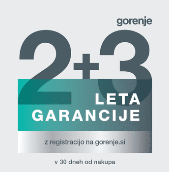 Gorenje: En uporabniški račun + podaljšana garancija