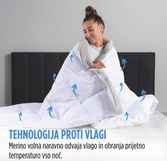 Vitapur Neo odeja, hibridna, celoletna, 140 x 200 cm, bela